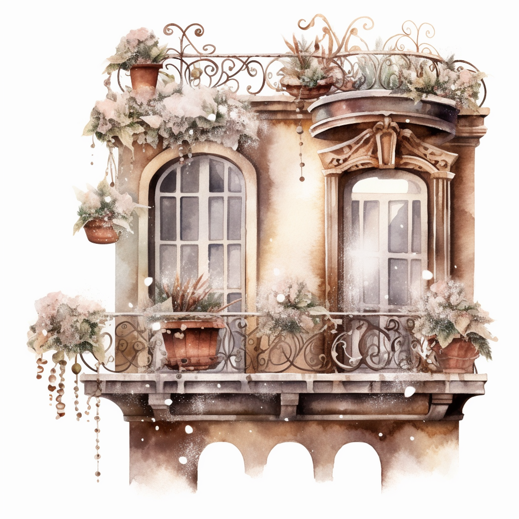 balcony cliparts