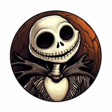jack the pumpkin king. Nightmare before Christmas. Clipart. Graphic print
