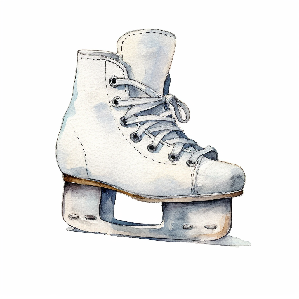 ice skate clipart