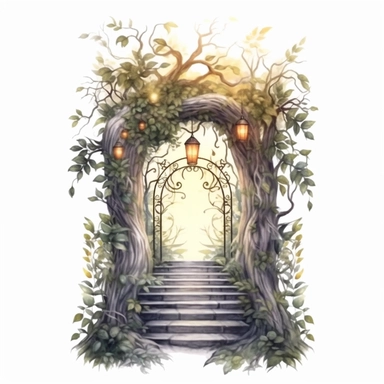 forest gate clipart