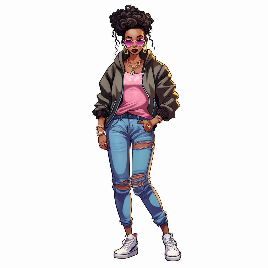 black girl cliparts
