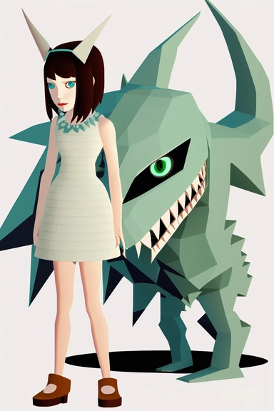 Glimpse A shape-shifting creature beautiful young woman deviantart, no gradients, pixabay by Verónica Ruiz de Velasco, Marie Angel, cartoon, pop art, full_body, Muggur, Bálint Kiss, lineless, Daphne Fedarb, vector art, clipart, Lü Ji, Melissa A. Benson, Li Chevalier, Randy Vargas, Rumiko Takahashi, Karl Bryullov, Nara Yoshitomo, Hugh Hughes