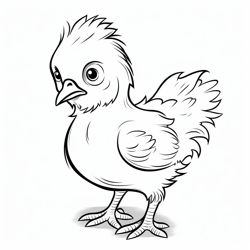 chicken cliparts black