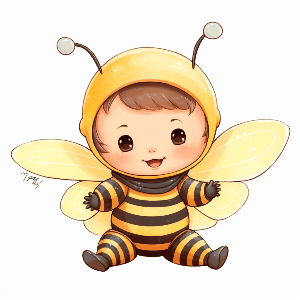 cute honeybee cliparts
