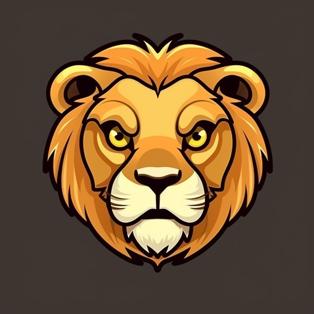 lion mascot clipart