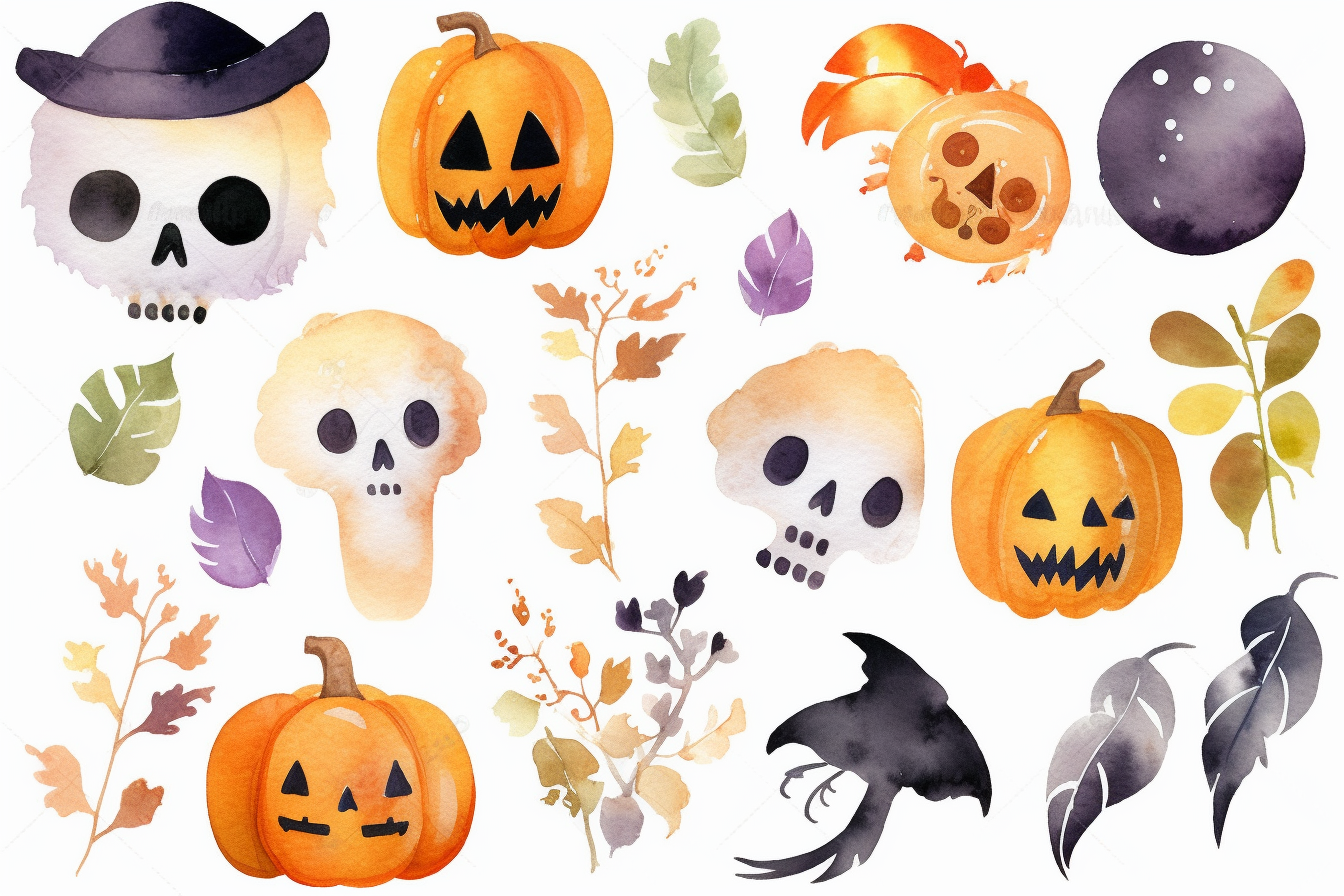 halloween heart cliparts