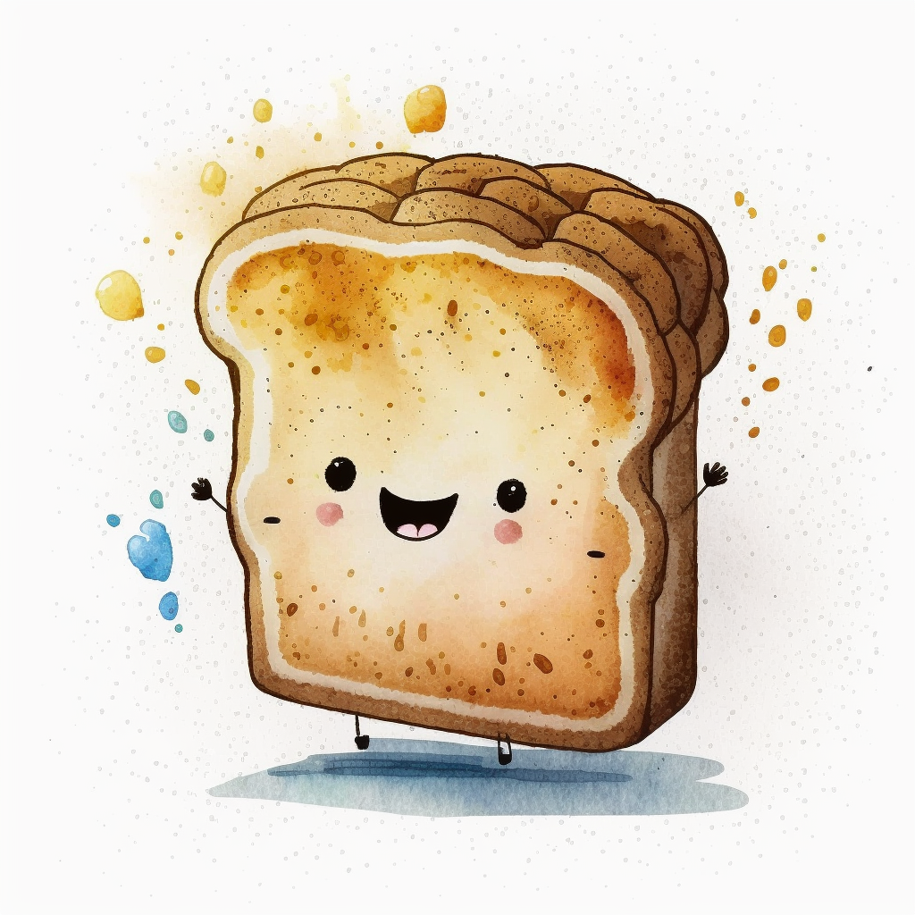cute bread cliparts