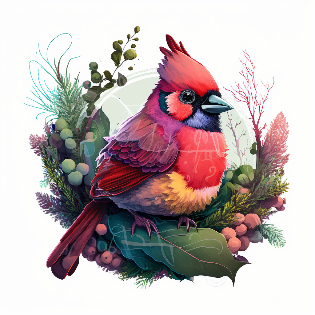 cute cardinal cliparts