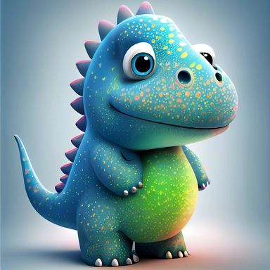 baby blue fat dinosaurus with a fat belly, big sparkling eyes (complete shape, not cut), on a white background, hand draw Illustration clipart, 4K, extremely detailed, detail to every pixel