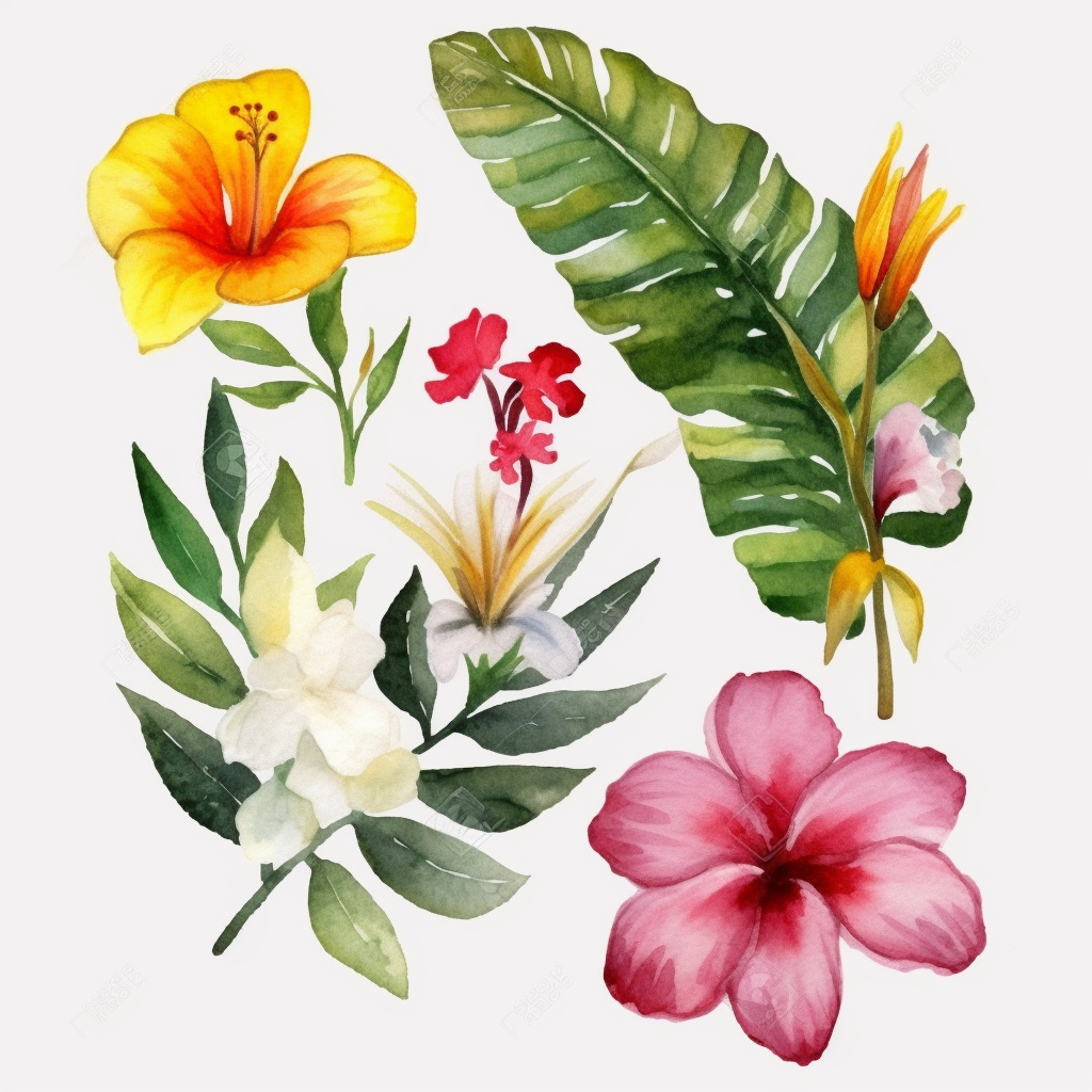 art clips of flowers