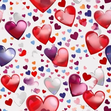 valentines day hearts, heart, vector, white background, clipart,Seamless patterns, repeating patterns design, flat illustration, Vector, 4K, Art station, digital print, highly detailed clean, A detailed illustration a field,3D vector art, cute and quirky, fantasy art, watercolor effect, bokeh, Adobe Illustrator, hand-drawn, digital painting, low-poly, soft lighting, bird's-eye view, isometric style, retro aesthetic, focused on the character, 4K resolution,vector image, photorealistic masterpiece