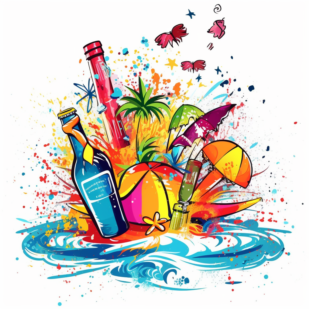 beach party clipart