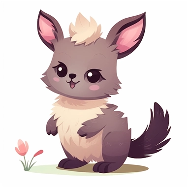 fred the baby llama, llama baby character, pink fur, light brown skin, likes to chew grass, bipedal, children's book illustrative style clipart, flat colours, high resolution, consistent character, full colours, white background, black outline