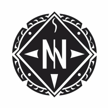 letter n, Runic letter n logo N [N], cute silhouette, outline, minimalist, one color, solid black fill, monochrome, monotone, clipart, cricut, eps, vector, svg, simple, stencil symmetrical icon, white background