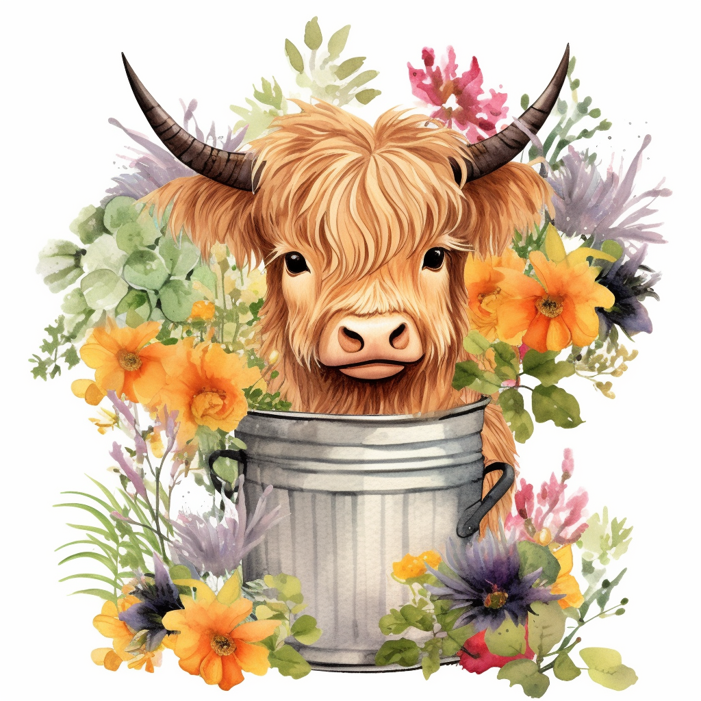 cute cow clipart