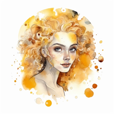 cartoons stiker planet heart cachalot pride watercolor pop art style clipart by Gustav Klimt golden woman , on a white background, detailed, realistic