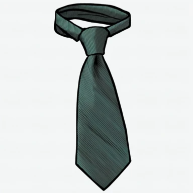 clipart of a necktie, white background
