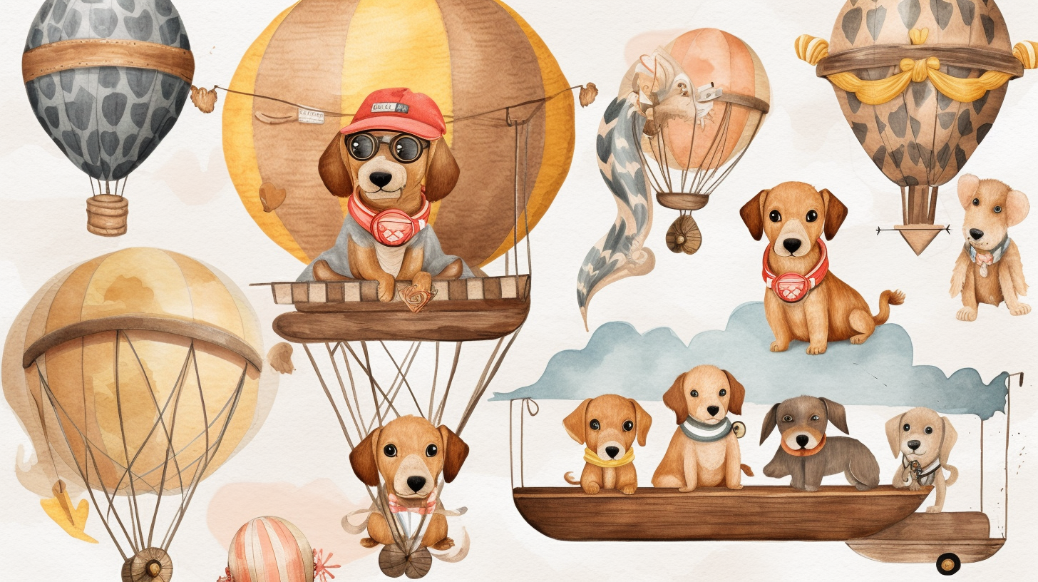 balloon dog cliparts
