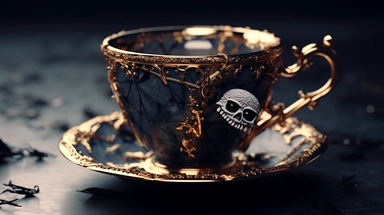 gothic teapcup clipart photo-realistic, ultra sharp, simplicity, higher coherence, minimalism, ultra detailed, hyper realistic details, beautiful, modern, OC rendered, 32k uhd , insane details, intricate details, Photoshoot, Depth of Field, captured with Phase One XF IQ4 camera , 200 Mega Pixel lens,