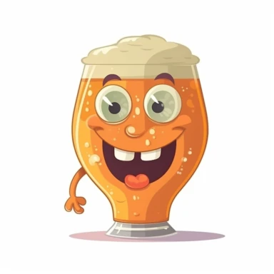 happy cute Licensed Premises face, cartoon, clipart, mascot, isolated on white background