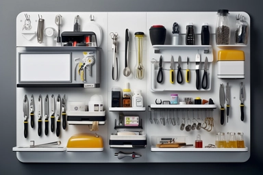 a few examples on the contrary – metal snapping to a magnet snapping knives and kitchen utensils to the magnetic bar, placement of tools, pliers, screwdrivers on a magnetic holder and holder in the workshop, tin spices clipped onto magnets stuck to the underside of the shelf, magnetic kitchen glove located on the refrigerator, mobile phone stored on a magnetic mobile phone holder, MagSafe power connector for MacBook, collecting metal shavings from the floor using a magnetic broom, display of bee