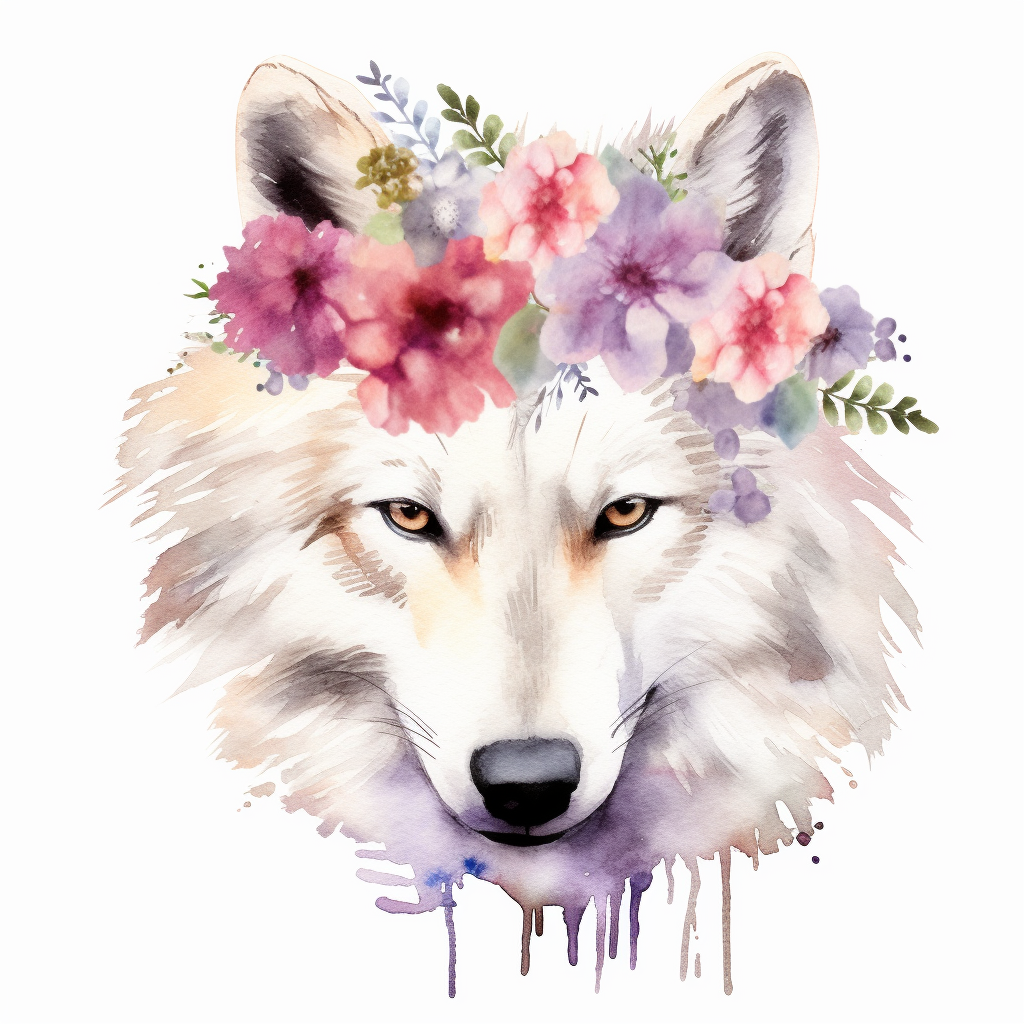 arctic flower cliparts