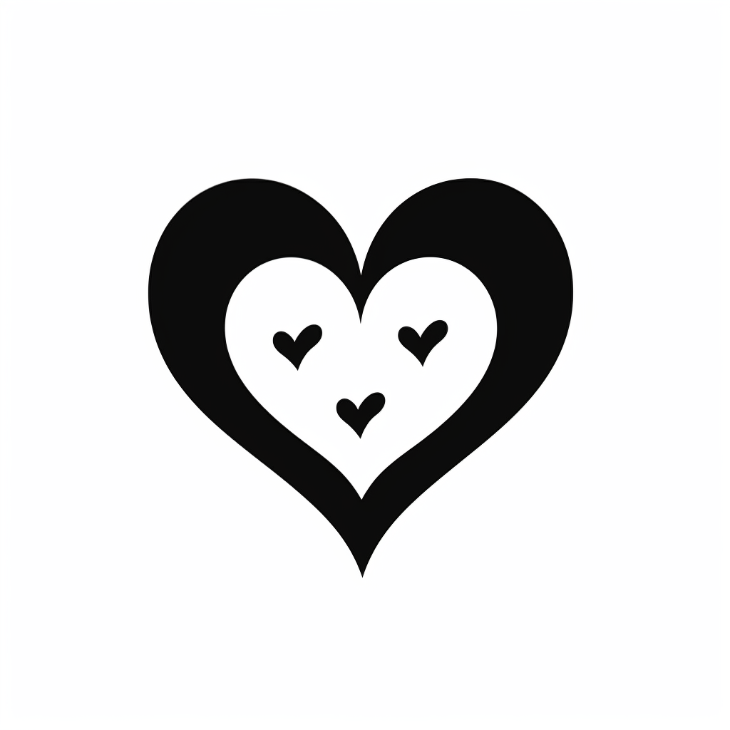 black heart clipart