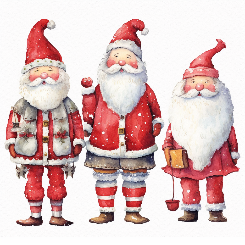 christmas character cliparts