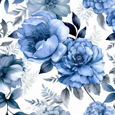 Contemporary collage style floral patterns blue watercolor elegant flowers wedding invitations high quality and elegant clipart of flowers gucci art white background 4