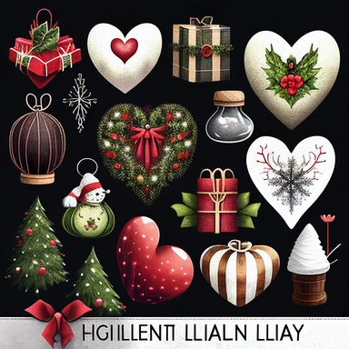 Holiday Clipart Bundle - This bundle could include a collection of clipart designs for various holidays throughout the year such as Valentine's Day, Halloween, and Christmas. The designs could include illustrations of traditional holiday symbols such as hearts, ghosts, and snowflakes, as well as modern designs for those who want a more contemporary look.