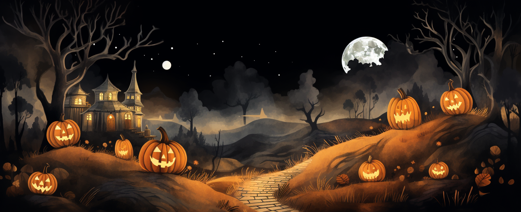 halloween background clipart