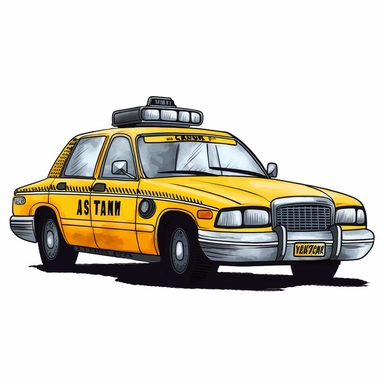 Taxi Cab Png Sublimation Design, clipart, sticker