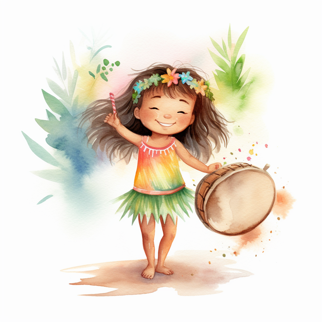 hula dancer clipart
