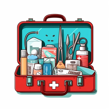 first aid kit clipart