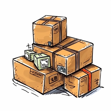 package drawing clipart