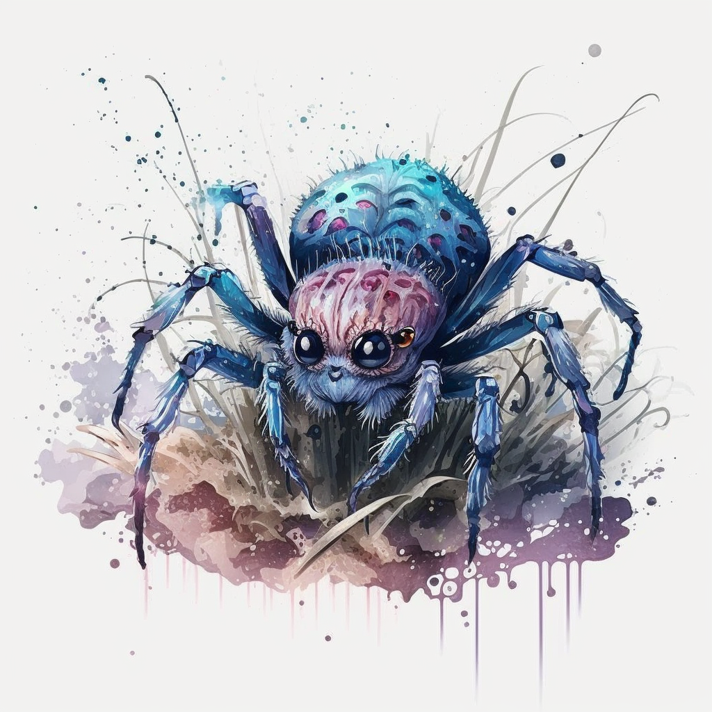 cartoon spider cliparts