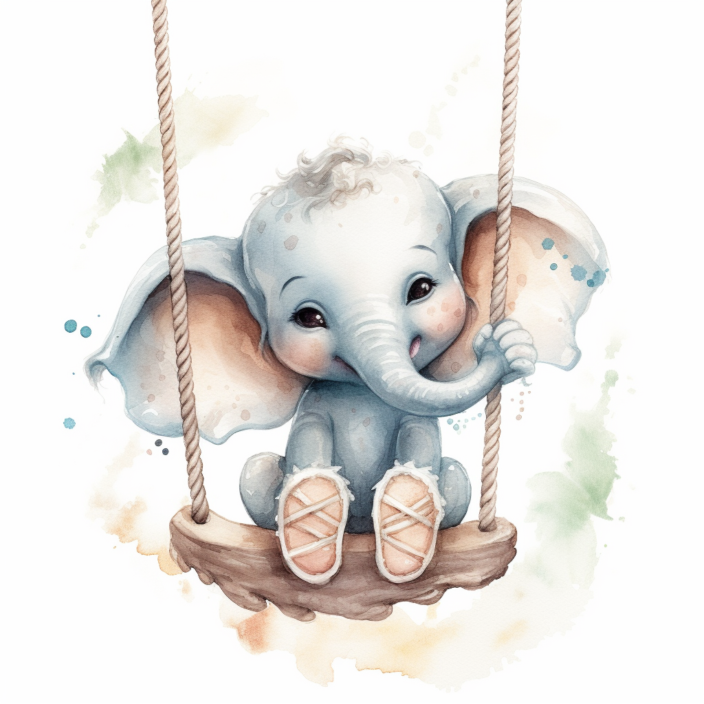 cute swing cliparts
