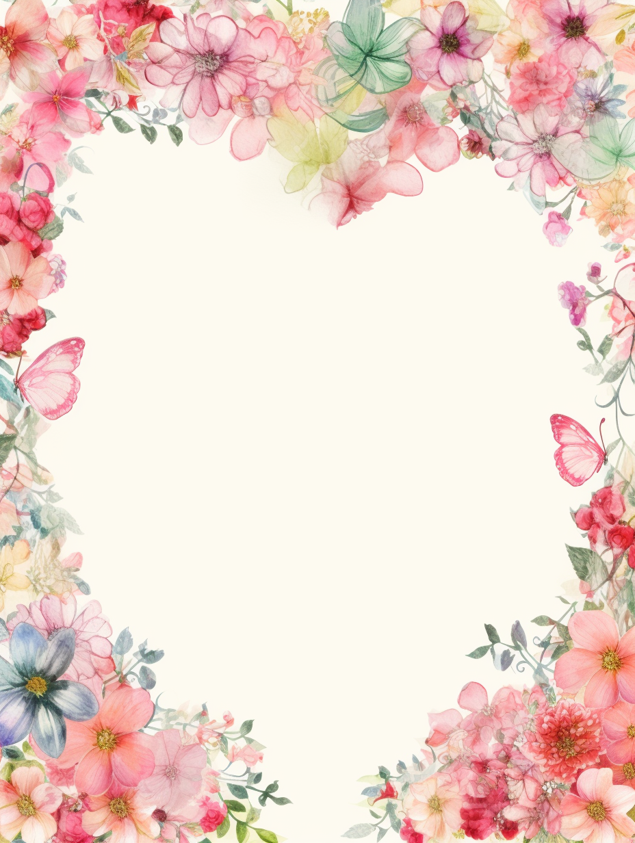 heart flower cliparts