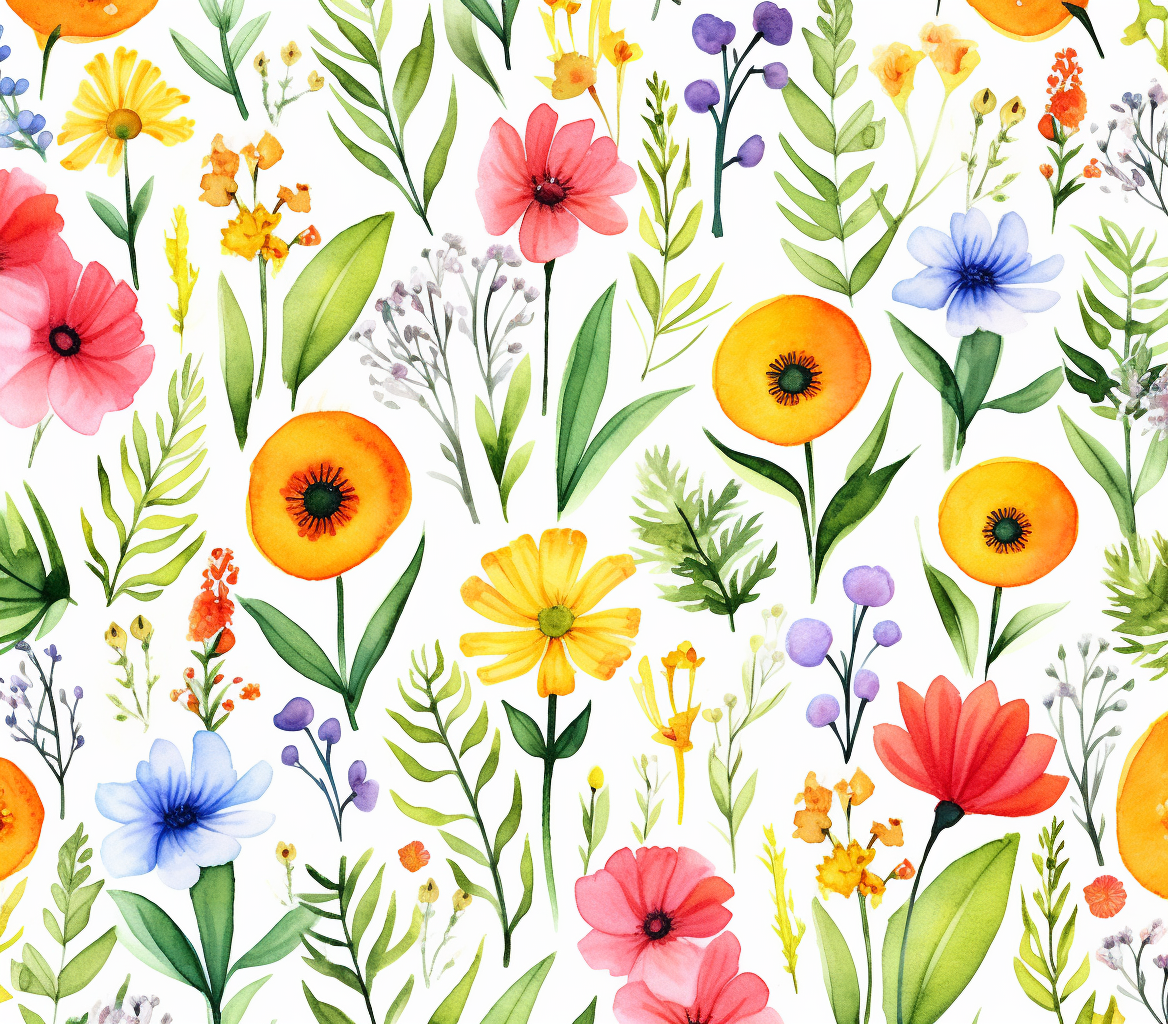 flower print cliparts