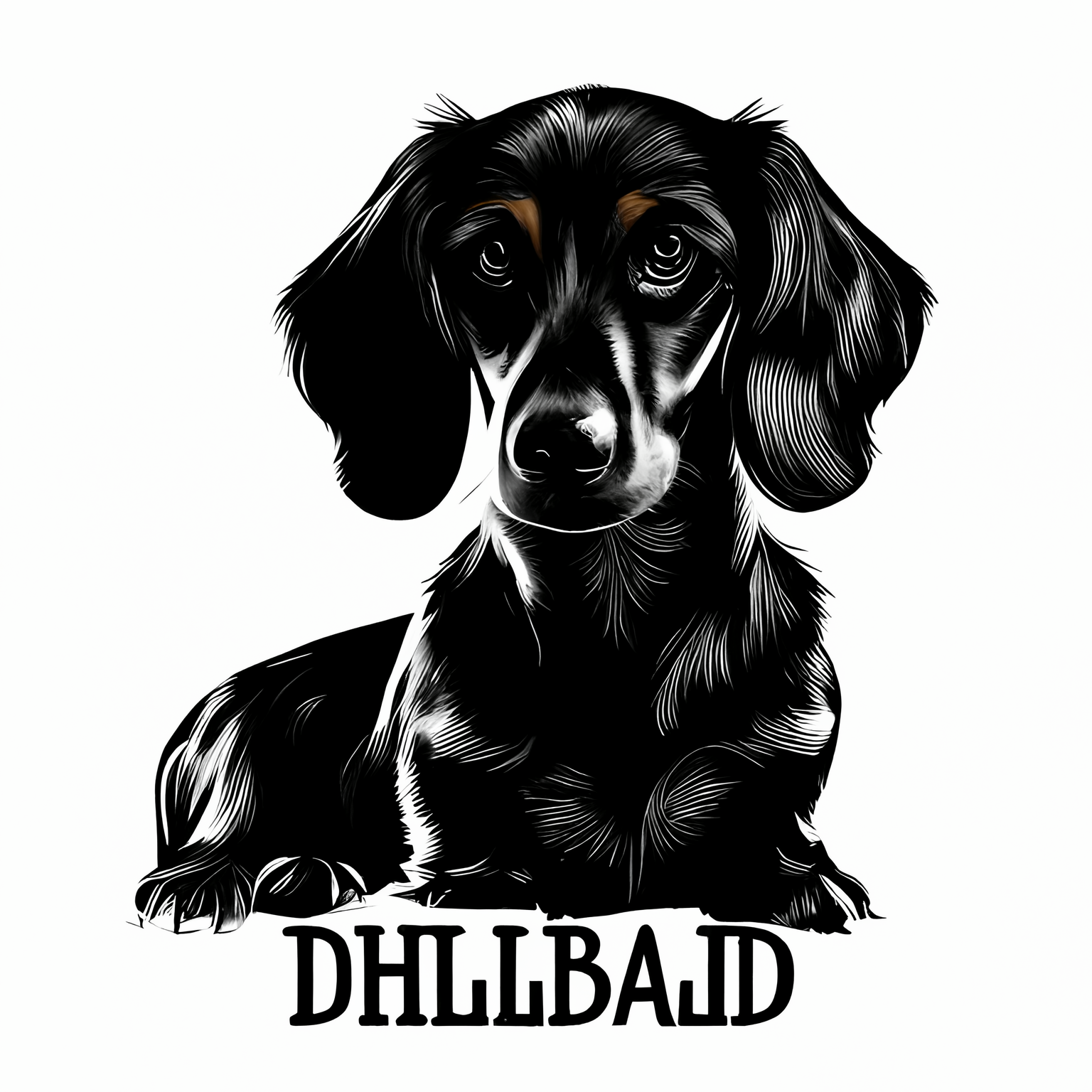 black dachshund cliparts