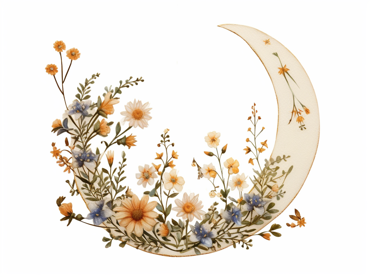 crescent shape cliparts
