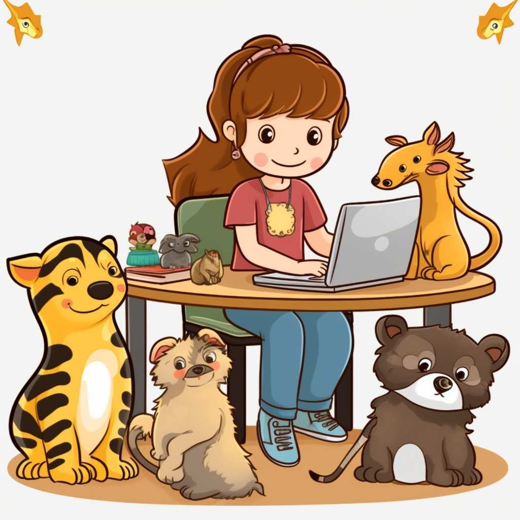 classroom cartoon cliparts