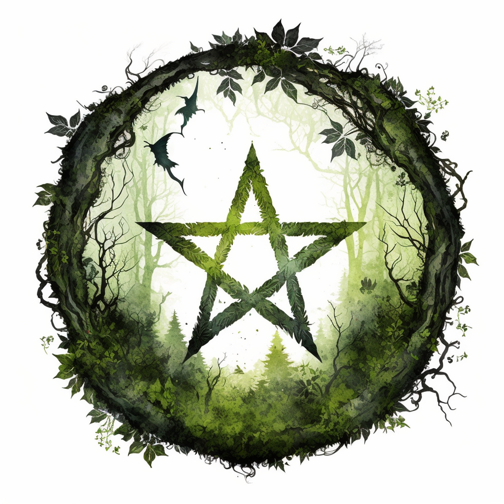 forest frame cliparts