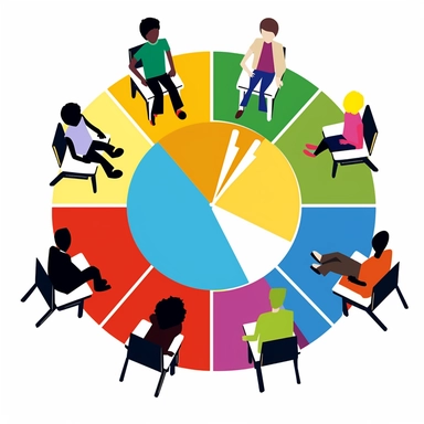 wait time symbol for kids small group discussion clipart removebg