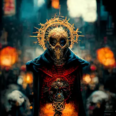 cinematic style, Composed of christianity symbols, poster, insanely intricate and detailed,high detailed, extreme detail, comic style+clipart+todd mcfarlane art, less blur