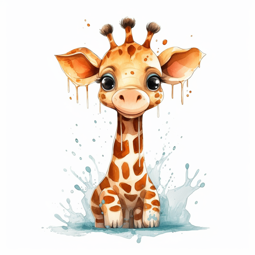 giraffe cliparts
