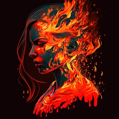 Spicy chili Pepper breathing fire. Vector clip art illustration with simple gradients. Pepper and fire on separate layers