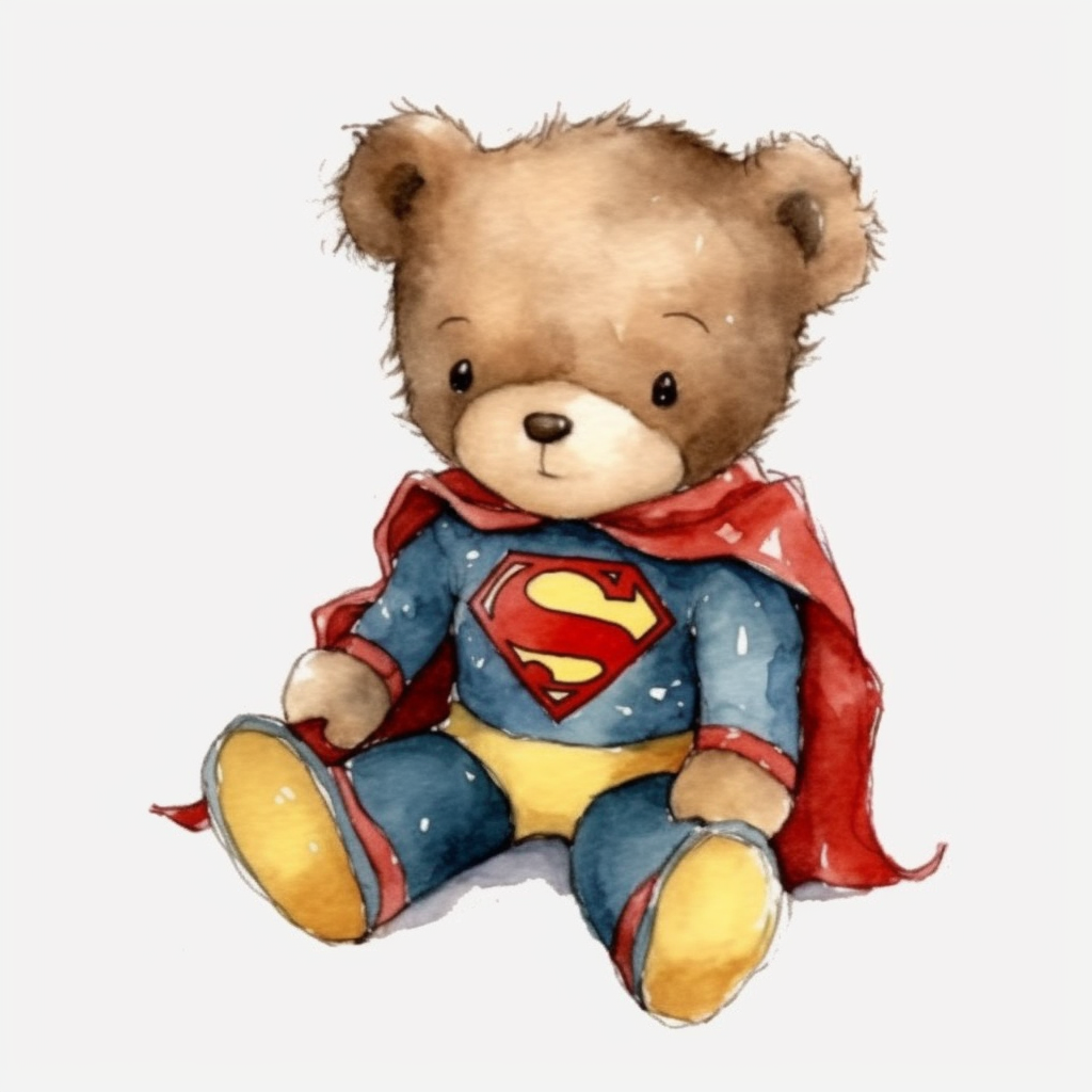 cute superhero cliparts