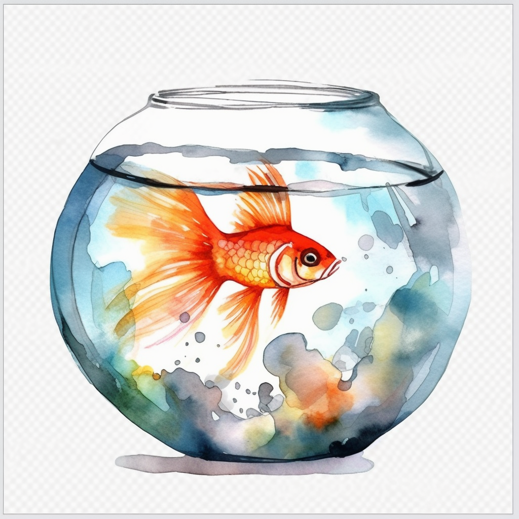 fish bowl clipart