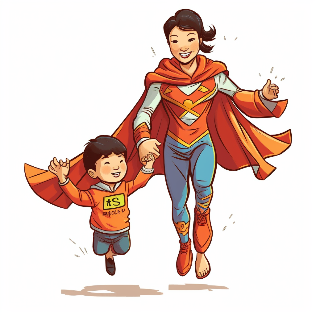 comic superhero cliparts